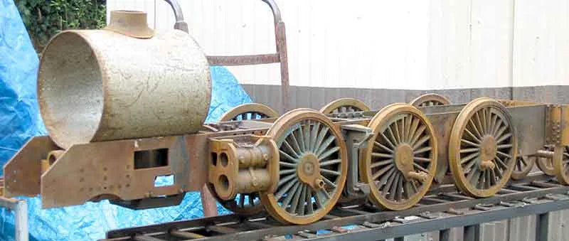 7 1/4 inch gauge GWR King rolling chassis