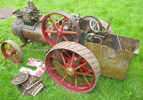 3 inch scale Burrell traction engine for restoration