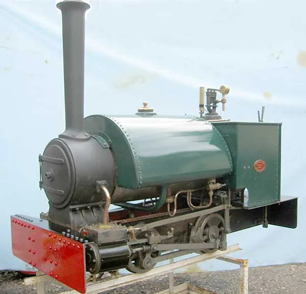 7 1/4 inch gauge Bagnall 0-4-0 saddle tank
