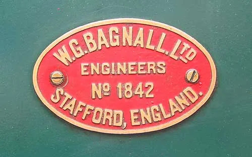 7 1/4 inch gauge Bagnall 0-4-0 saddle tank