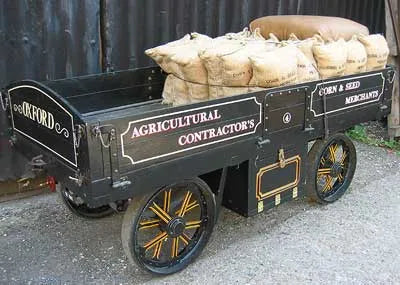 3 inch scale traction engine wagon