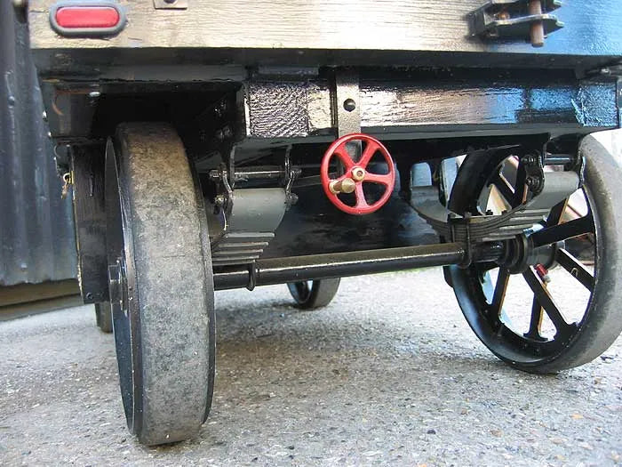 3 inch scale traction engine wagon