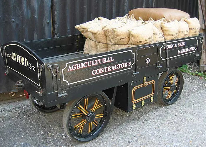 3 inch scale traction engine wagon