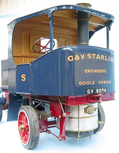 2 inch Clayton undertype steam wagon