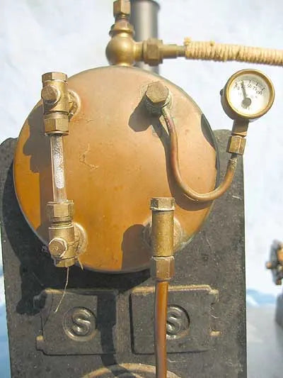 Stuart 504 boiler & No.9 engine steam plant