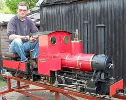 7 1/4 inch gauge Romulus 0-4-0