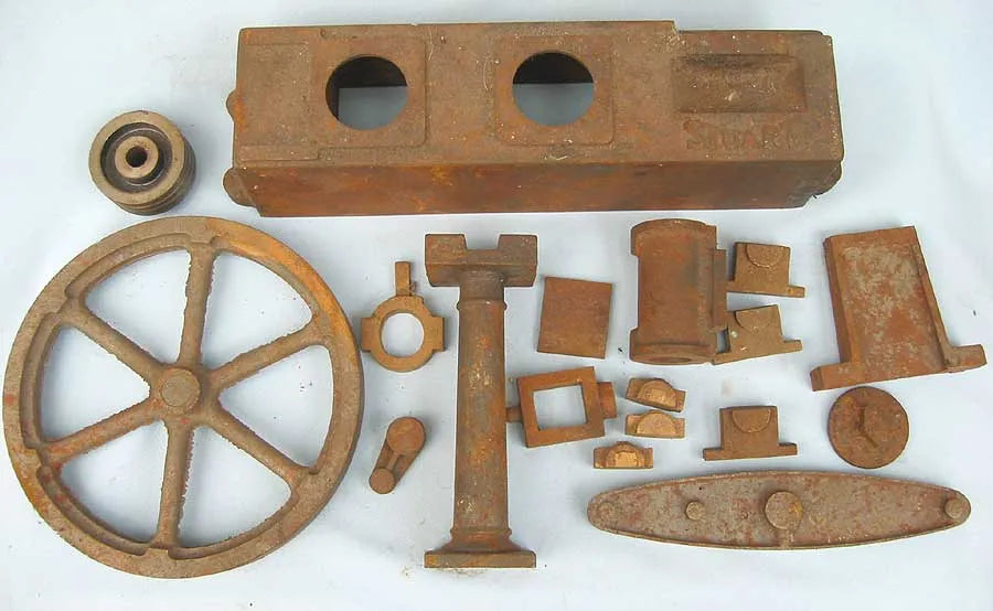 Stuart beam engine castings