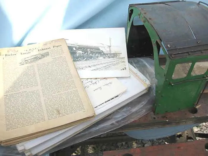 3 1/2 inch gauge part-built  "Hielan Lassie"