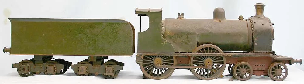 4 3/4 inch gauge antique tender engine
