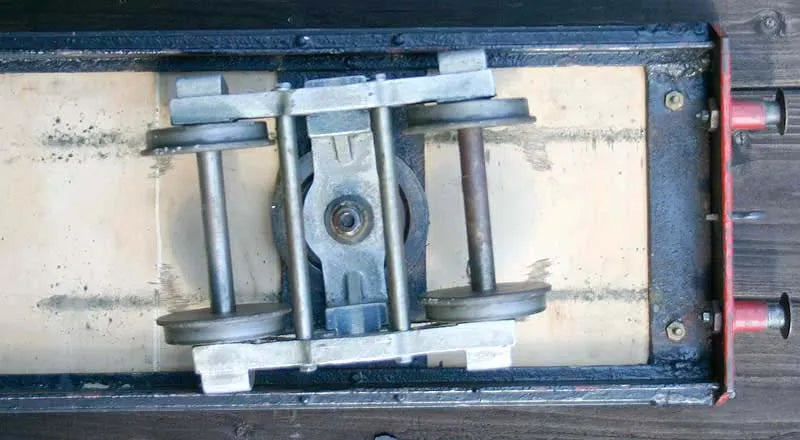 3 1/2 inch gauge braked bogie driving truck