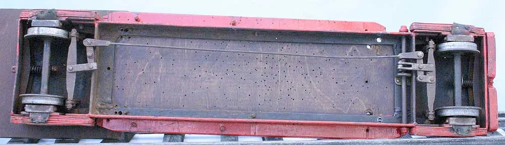 3 1/2 inch gauge driving truck with galloping woodworm