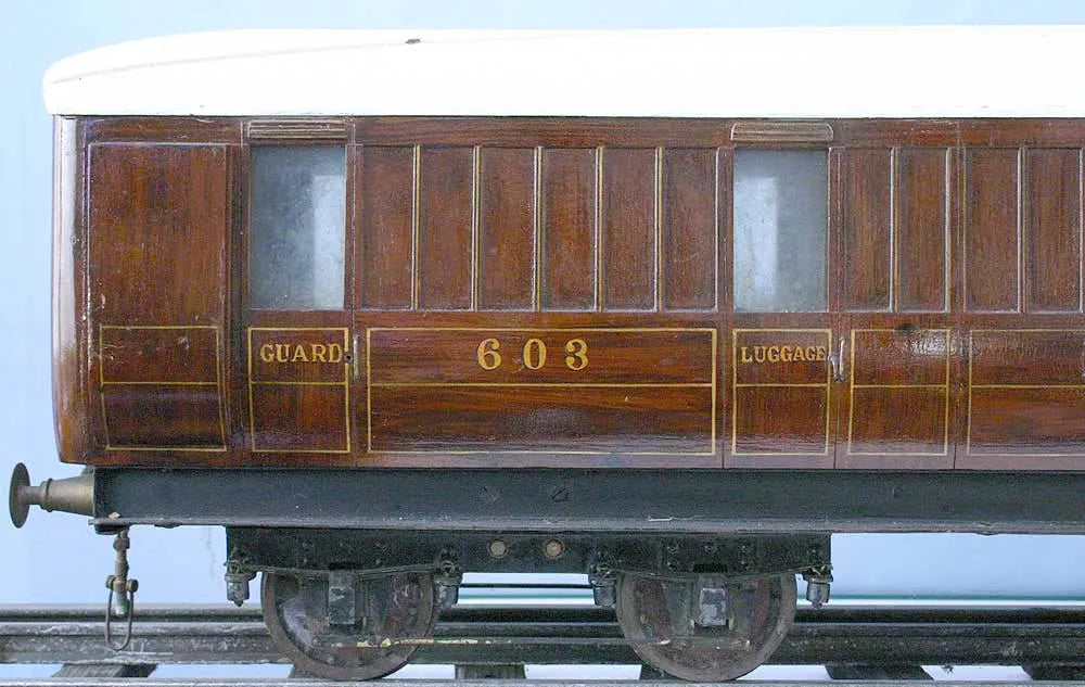 3 off 3 1/2 inch gauge coaches