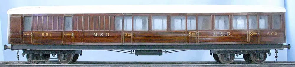 3 off 3 1/2 inch gauge coaches