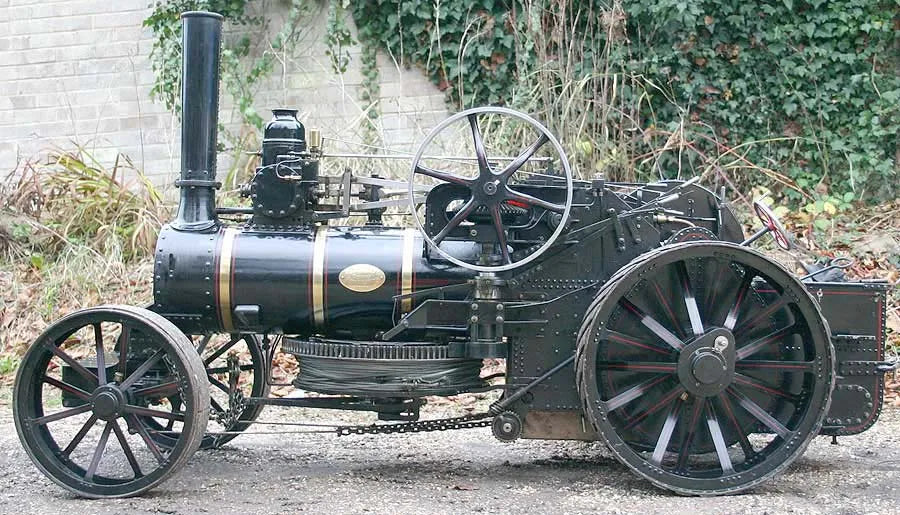 3 inch Fowler ploughing engine