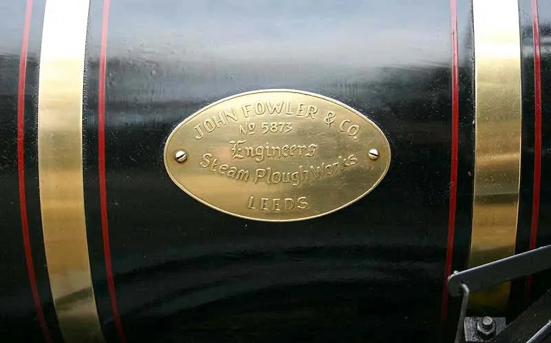 3 inch Fowler ploughing engine