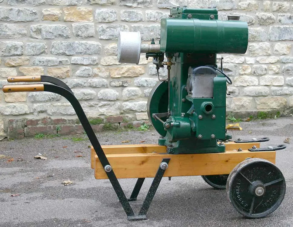 Lister D on trolley