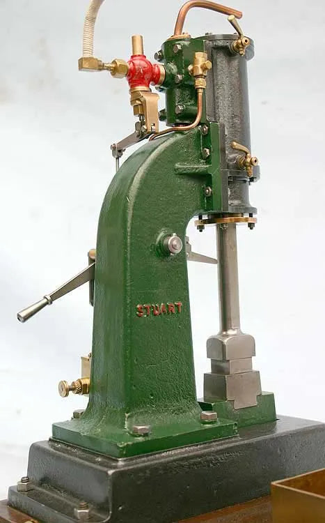 Stuart steam hammer and boiler