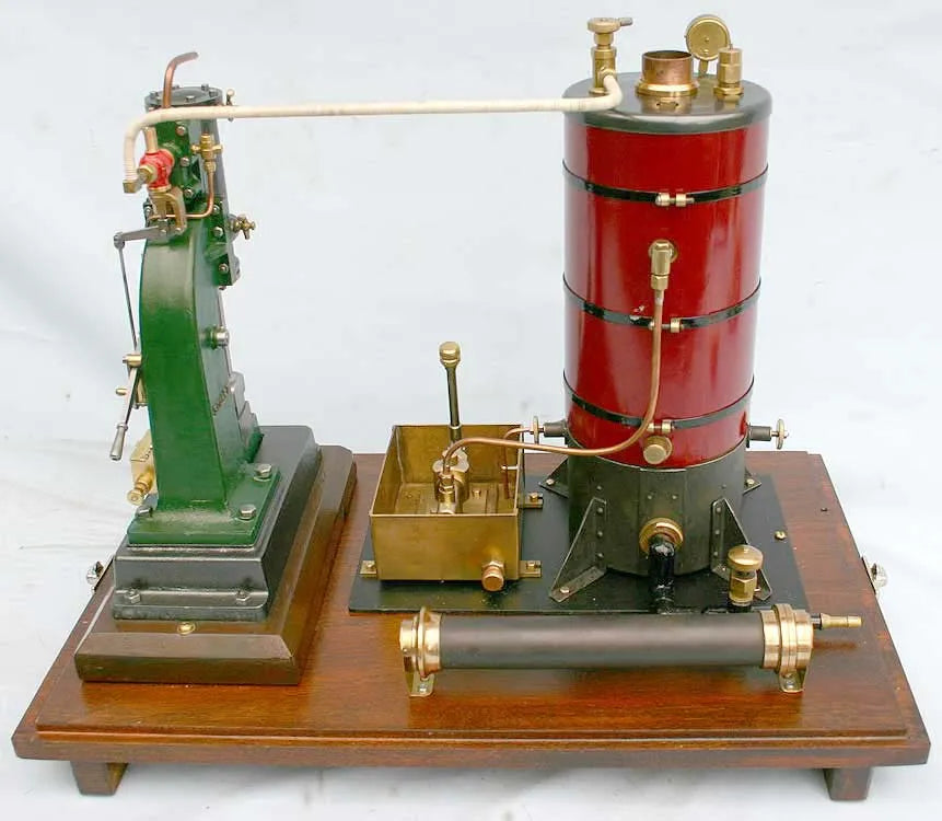 Stuart steam hammer and boiler
