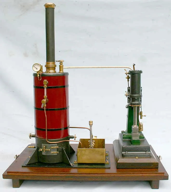 Stuart steam hammer and boiler