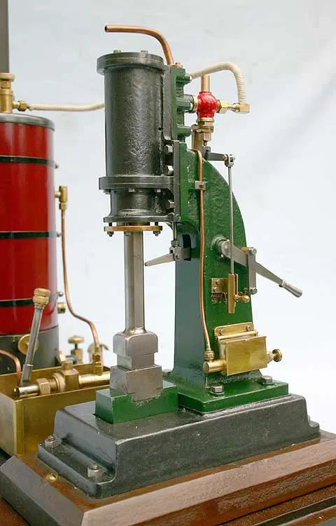 Stuart steam hammer and boiler