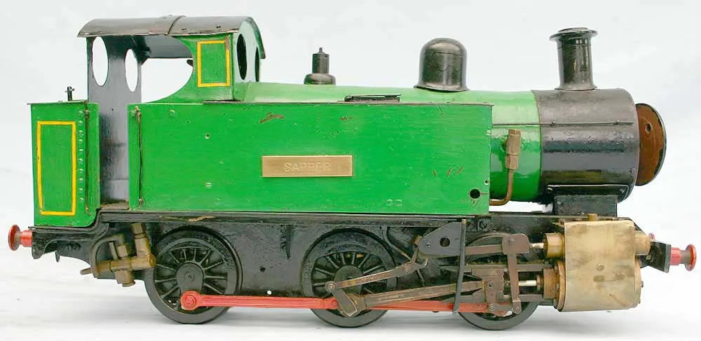 2 1/2 inch gauge Walschaerts gear tank engine