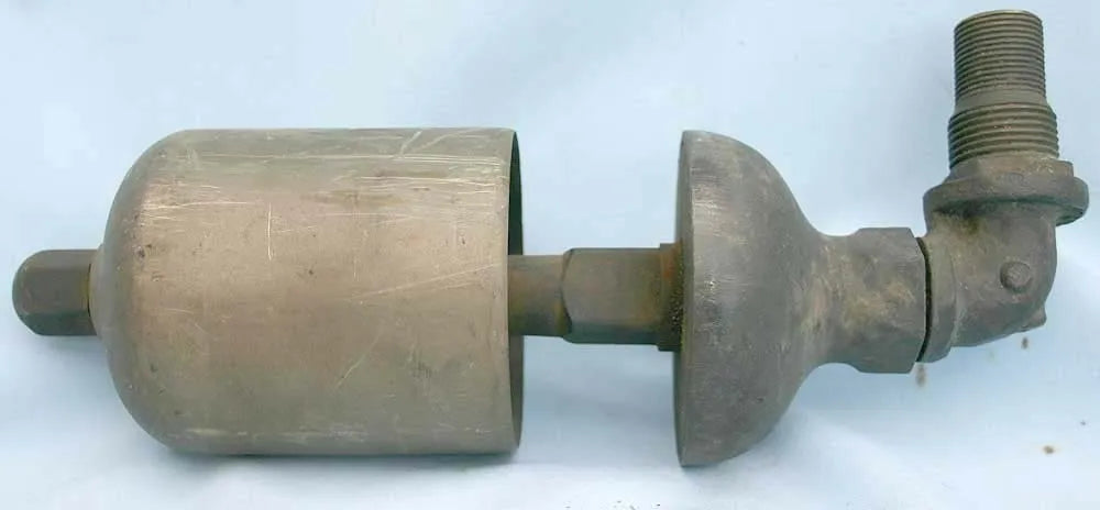 Large diameter GWR whistle, ex-loco condition with elbow