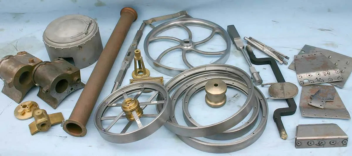 Part-built Ransomes portable engine
