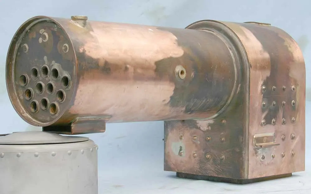 Part-built Ransomes portable engine