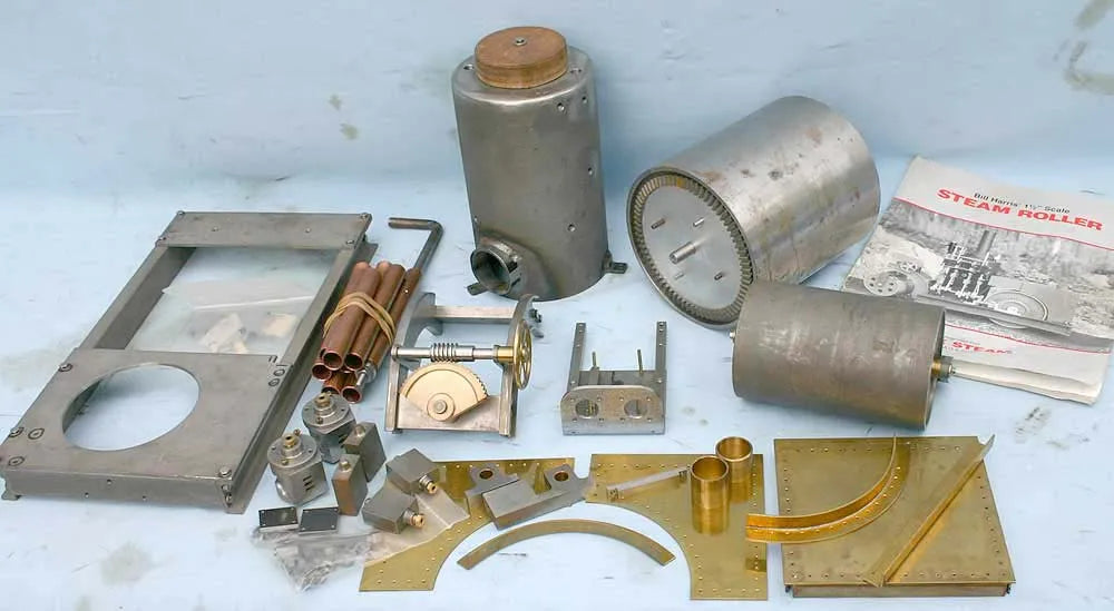 Part-built Bill Harris design steam roller