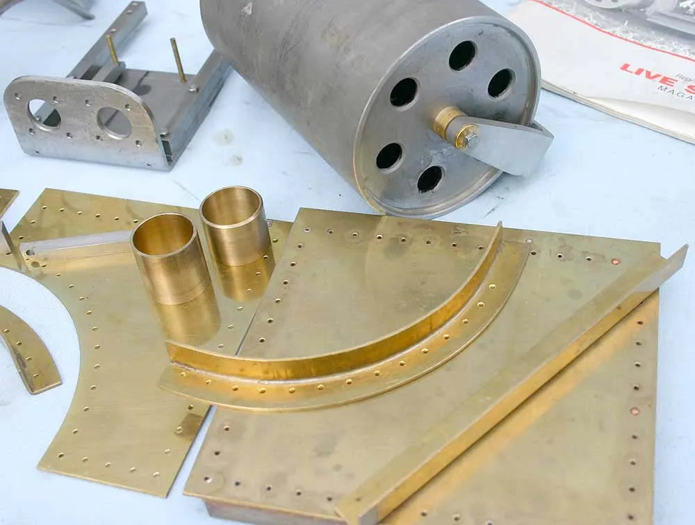 Part-built Bill Harris design steam roller