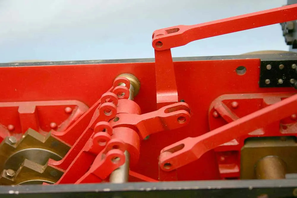 Part-built 5 inch gauge Prairie on display track