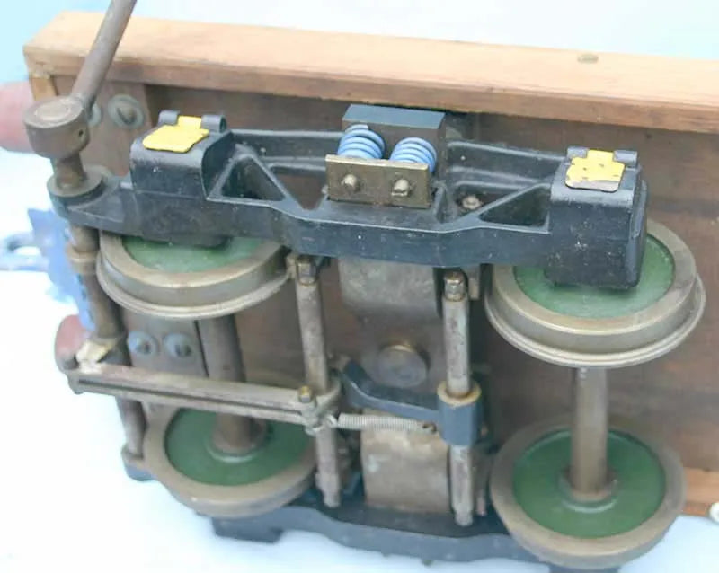3 1/2 inch gauge hand braked driving trolley
