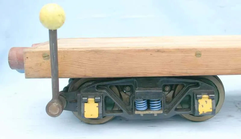 3 1/2 inch gauge hand braked driving trolley