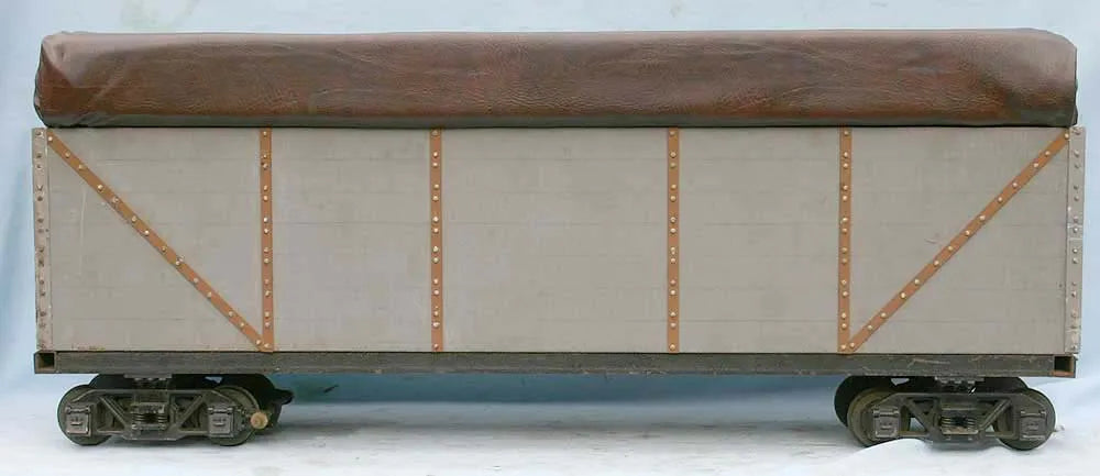 5 inch gauge driving trolley, brake, Reeves bogies
