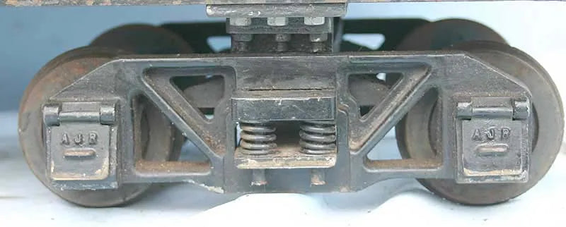 5 inch gauge driving trolley, brake, Reeves bogies