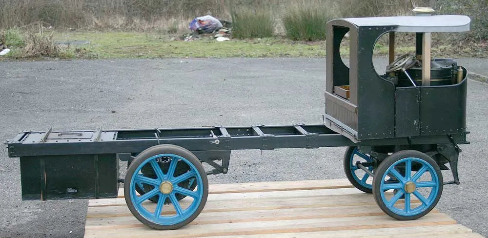 3 inch scale part-built Atkinson steam wagon
