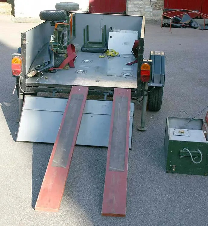 3 inch Burrell with driving trolley