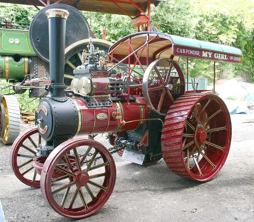 4 inch scale Fowler compound agricultural engine