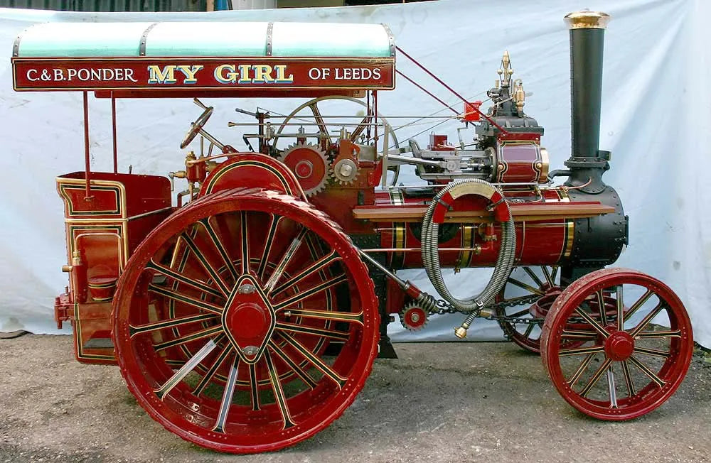 4 inch scale Fowler compound agricultural engine