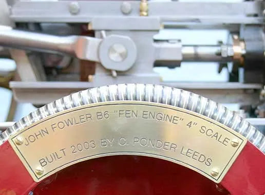 4 inch scale Fowler compound agricultural engine