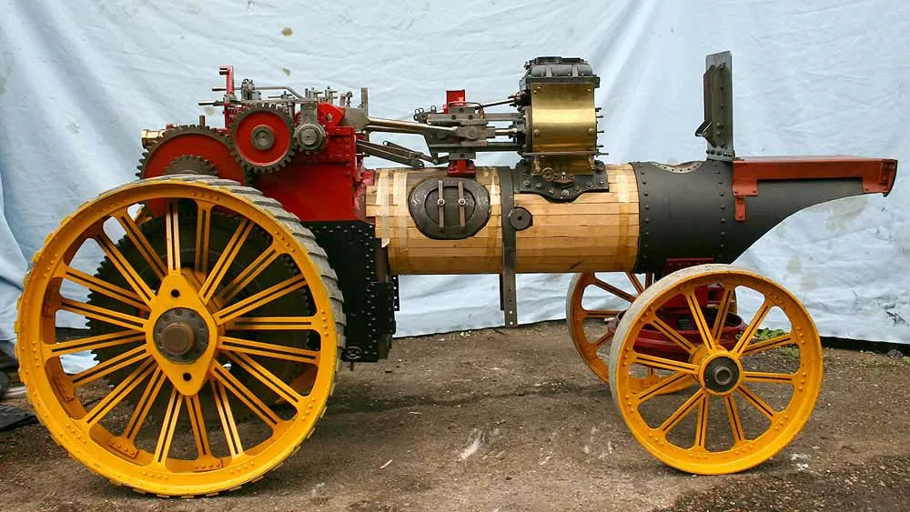4 inch scale part-built Fowler Showmans road locomotive