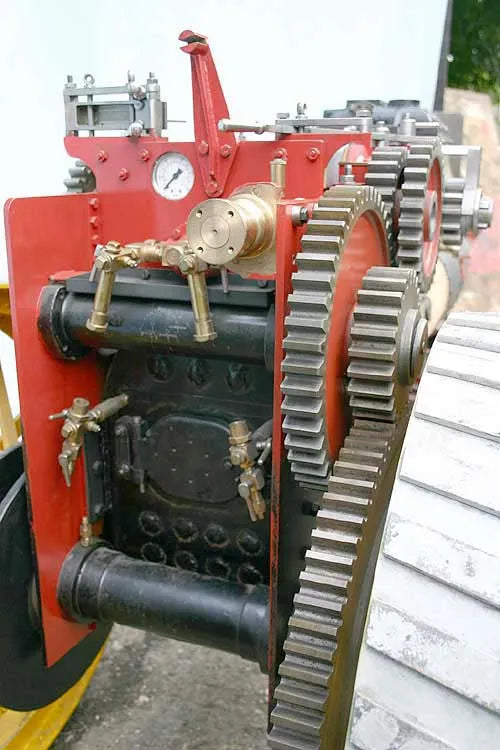 4 inch scale part-built Fowler Showmans road locomotive