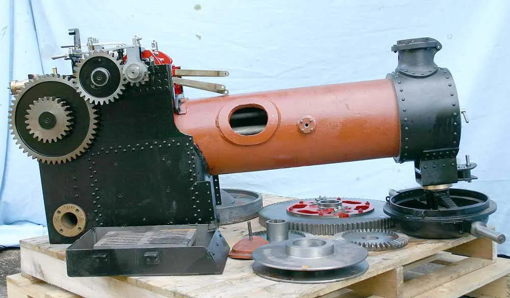 4 inch scale part-built Fowler road locomotive