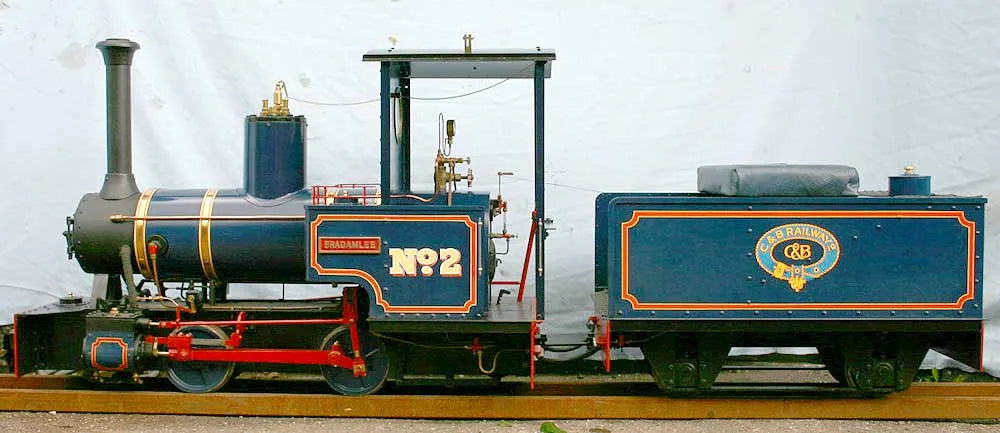 7 1/4 inch gauge Romulus with tender