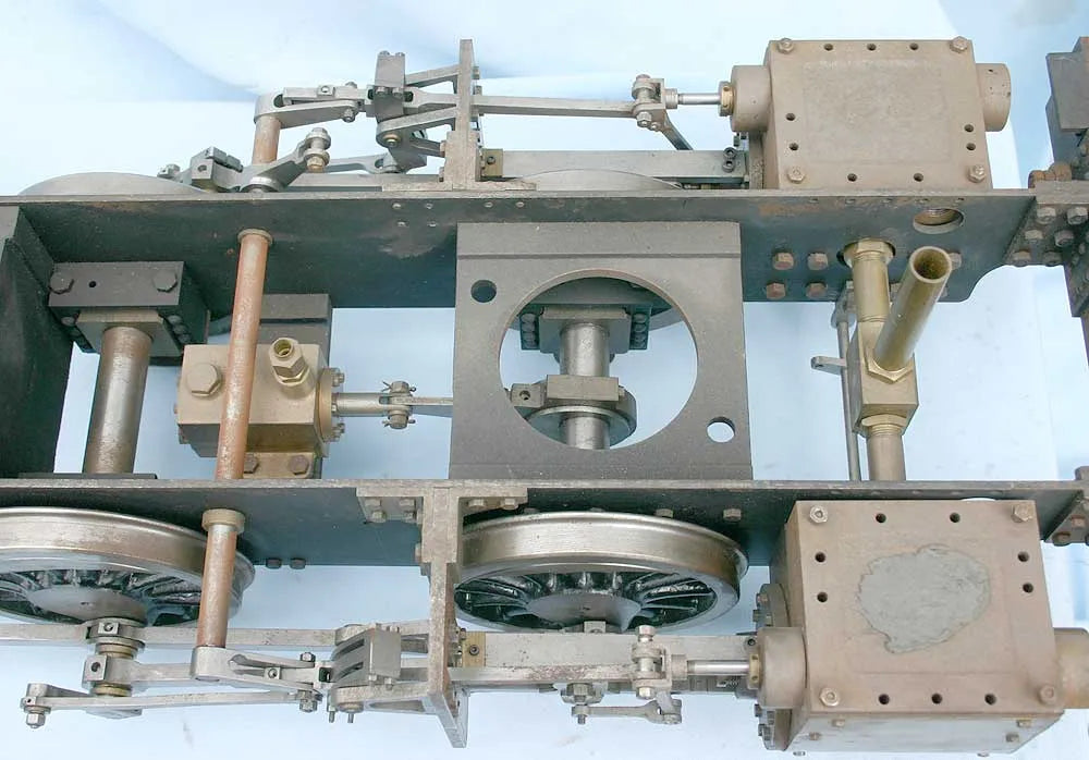 Part-built Simplex chassis