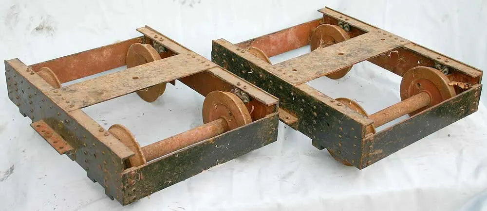 Pair 7 1/4 inch gauge bogies