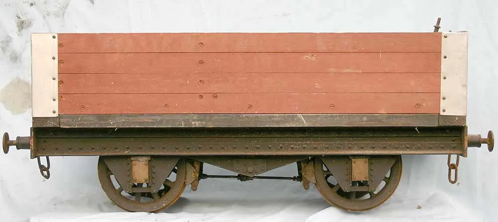 7 1/4 inch gauge plank wagon
