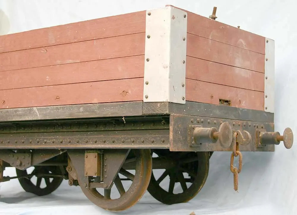7 1/4 inch gauge plank wagon