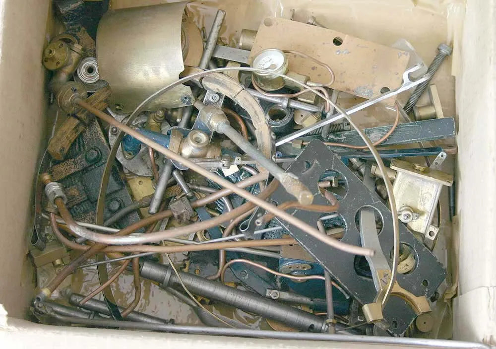 1 1/2 inch scale Allchin dismantled