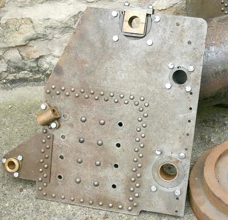 4 inch part-built Ruston tractor